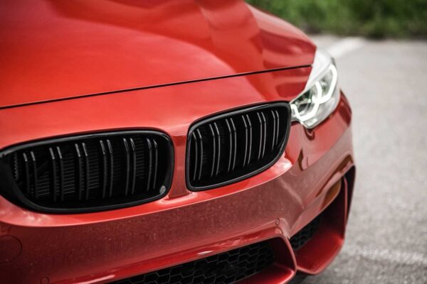 BMW 4 Serie grill glans zwart